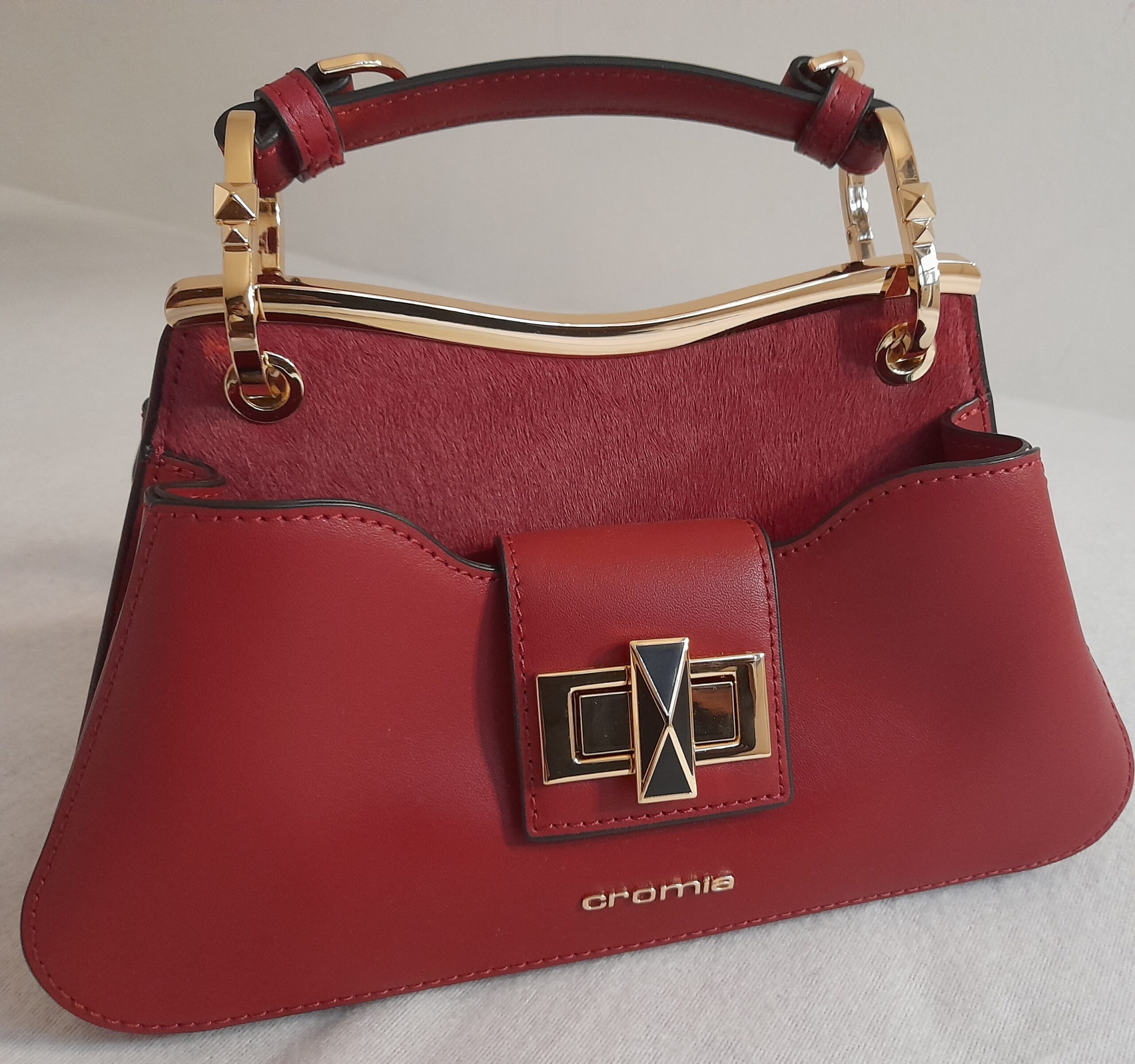 CROMIA sac à main GLOSSY en cuir de veau véritable Lp Store