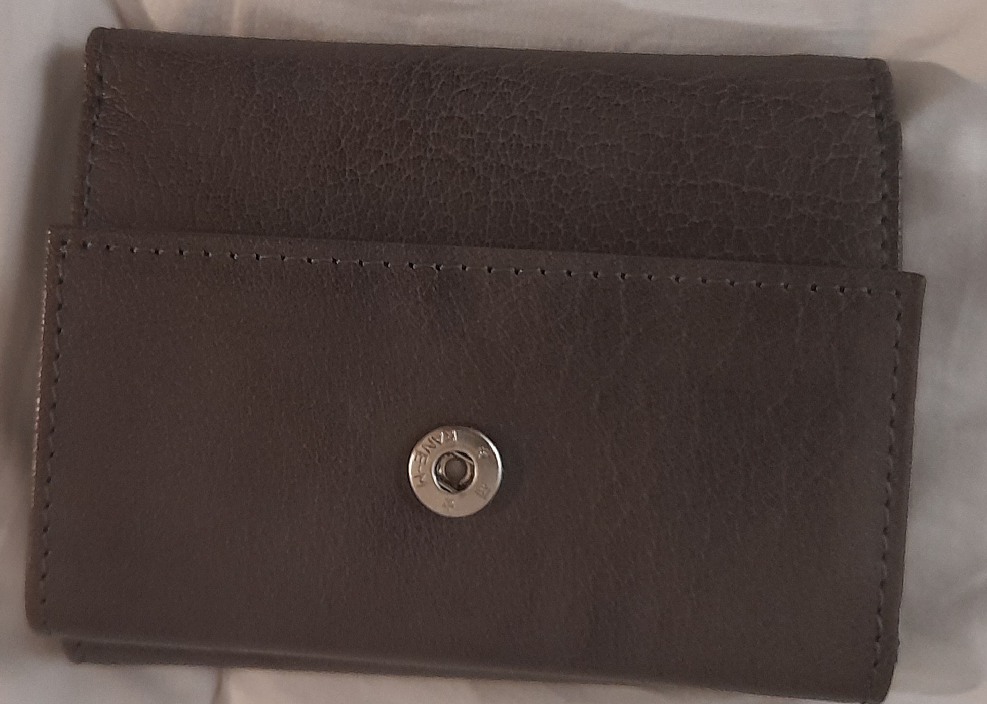 Portefeuille Compact TAC en cuir véritable Lp Store